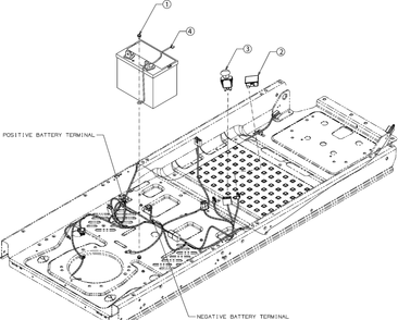 Hour Meter Diagram and Parts List for RZT-S54KH (17ARCBDA056)(2016) Cub Cadet Lawn Tractor